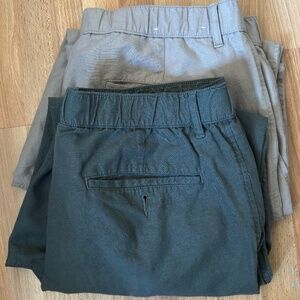 Linen Blend Relaxed Pants